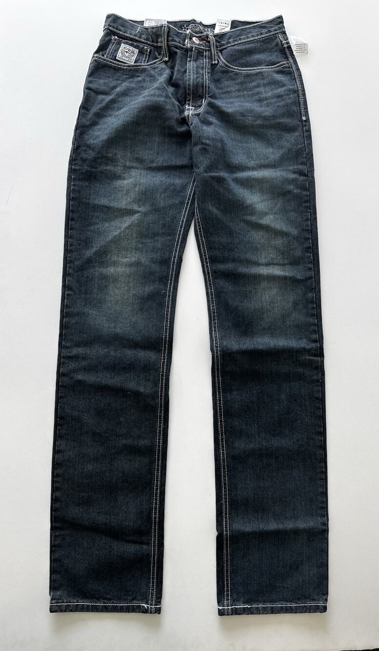 Cinch Men's White Label Relaxed Mid Rise Straight Leg Jeans 30x38